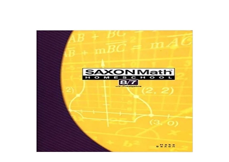 Saxon math 8 7 textbook pdf