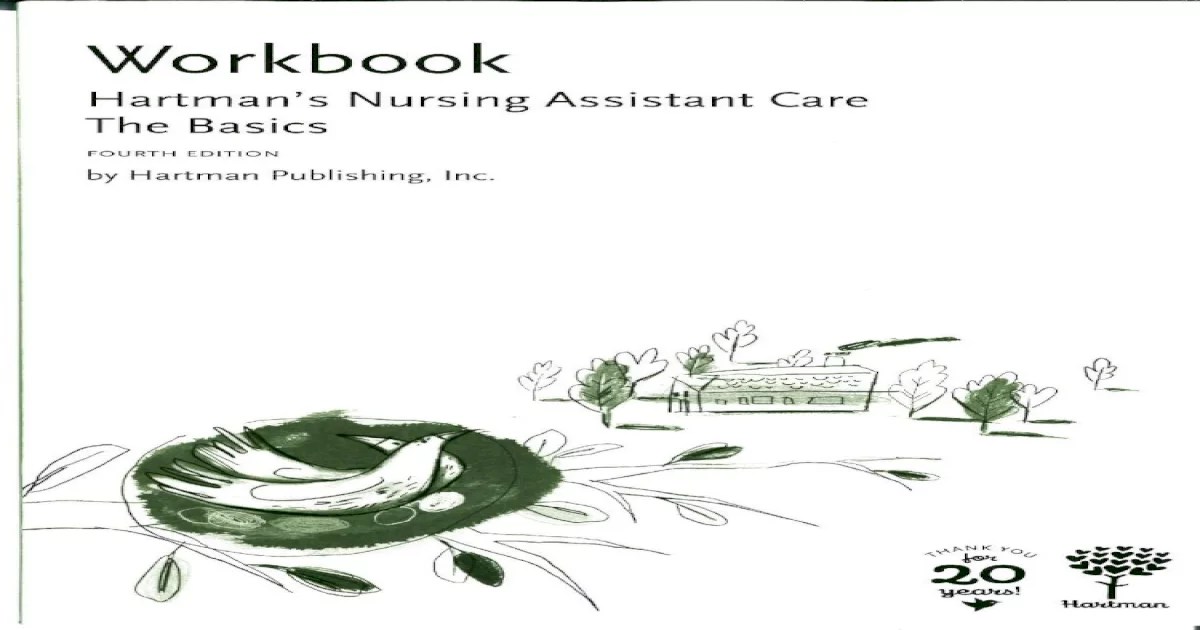 Workbook hartman's nursing assistant care